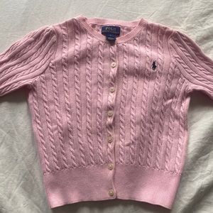 Pink adorable cotton cardigan